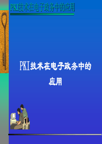 pki技术在电子政务中的应用