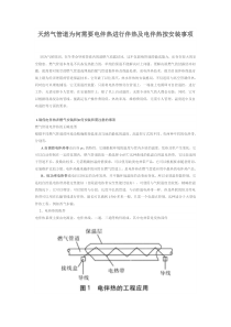 天然气管道电伴热