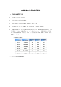 天线隔离度的相关问题解释