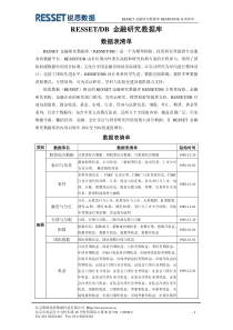 金融研究数据库