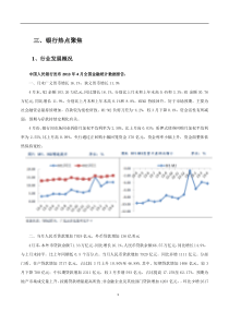 金融行业月报银行业4月