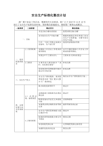 安全生产标准化整改方案-最终版