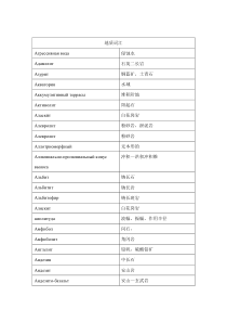 地质词汇俄语