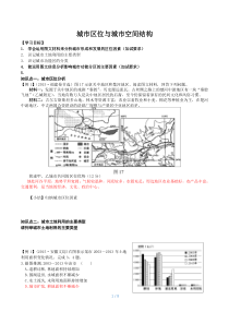 城市区位与空间结构