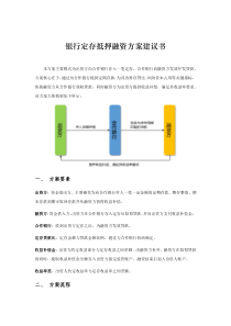 定存抵押融资方案