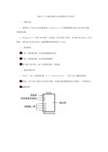 实验15VHDL多路复用器与比较器的设计与仿真