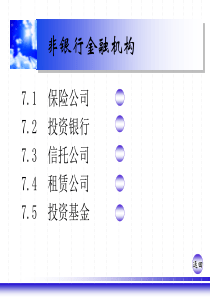 非银行金融机构介绍