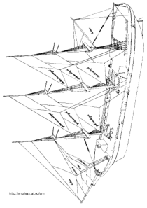 纸模型sailshipdarpomorza-2