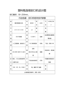 塑料瓶连续封口机设计图