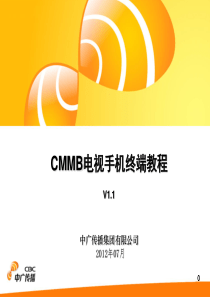 CMMB移动电视零售教程V101(福建)