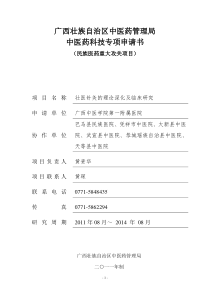 壮医针灸的理论深化及临床研究