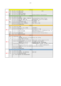 泰国自由行行程单