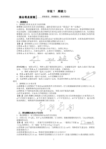 复习学案(7)第2章摩擦力无答案