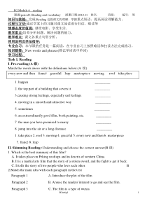 外研必修二Module6reading学案