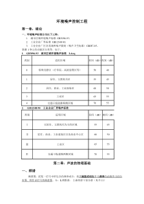 噪声学-复习整理