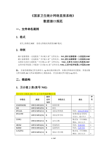 国家卫生直报系统2014数据接口规范2015-06-19+