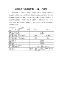 太阳能路灯浪涌保护器选型攻略