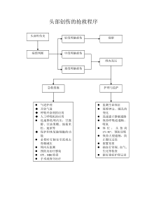 头部创伤的抢救程序