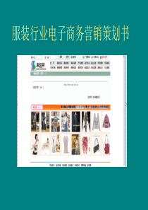 女服装行业电子商务营销策划书(_18)