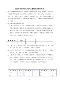 嫒丽思服饰产品编码方案体系