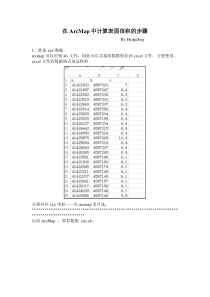 在ArcMap中计算表面体积的步骤