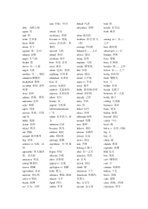 在职硕士联考英语基础词汇2000词