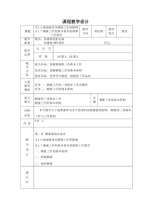 地球曲率对测量工作的影响测量工作的基本原则及工作程序