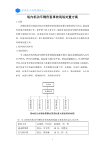 场内机动车伤害事故现场处置方案MicrosoftWord文档