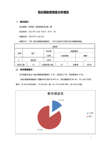 培训满意度调查分析报告(黄总2)