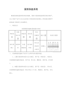 发泡陶瓷板屋面隔热保温系统2015