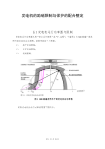 发电机的励磁限制与保护的配合整定