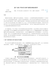 基于GIOFVID的DSP视频处理驱动程序