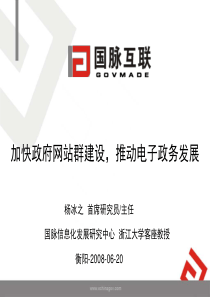 加快政府网站群建设，推动电子政务发展(衡阳）ppt-政府