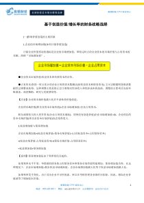 基于创造价值增长率的财务战略选择