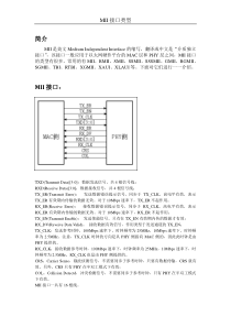 各种MII接口详解