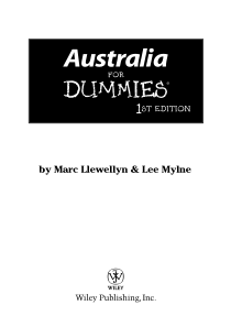 【傻瓜旅游系列】AustraliaForDummies