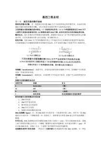 同济大学基因工程3-10章总结