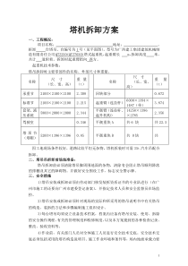 塔吊拆卸方案7030