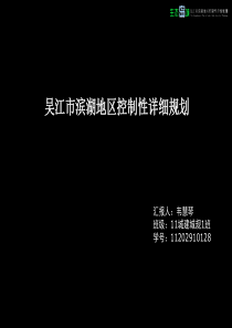 吴江市滨湖地区控制性详细规划.