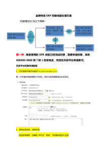 品牌特卖ERP对接问题处理方案