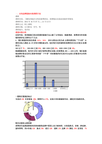 品牌调查分析报告1