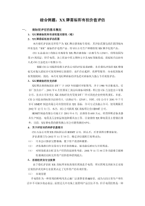 商标权评估案例分析