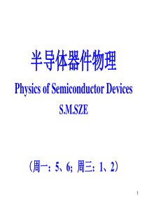 半导体器件物理-负阻器件功率器件光电器件