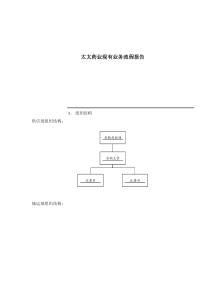 太太药业现有业务流程报告