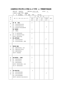 云南师范大学化学化工学院06(07学年