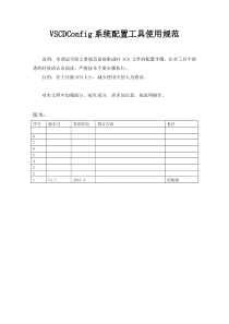 南自系统集成软件-VSCDConfig使用规范