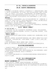 历史必修3知识点梳理总结