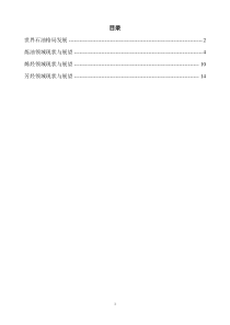 全球石油化工产业现状与展望