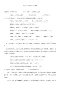 初中所学文言文中的五类常见词类活用现象