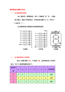 单片机教案(数码管显示器接口技术)